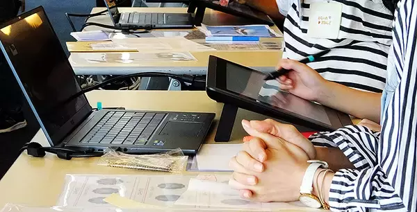 「小学生が3DCGを初体験！3Dデザイン界で活躍するクリエイターがワコム液タブとZBrushで躍動感の基礎を伝授」の画像