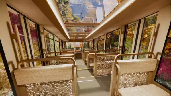 「高尾山ケーブルカーが隈研吾デザインでリニューアル！ 絶景が広がる「架線レス」新型車両や大屋根駅舎の見どころを解説（2028年春デビュー）」の画像