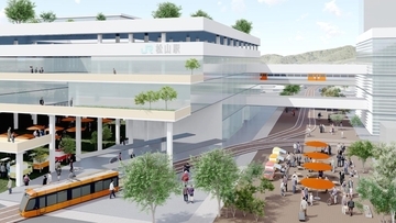 JR松山駅周辺が大進化！路面電車の駅舎引き込み･上空にホテルや商業施設･バスタ整備･アリーナ誕生の “まちづくりプラン”と新幹線への期待