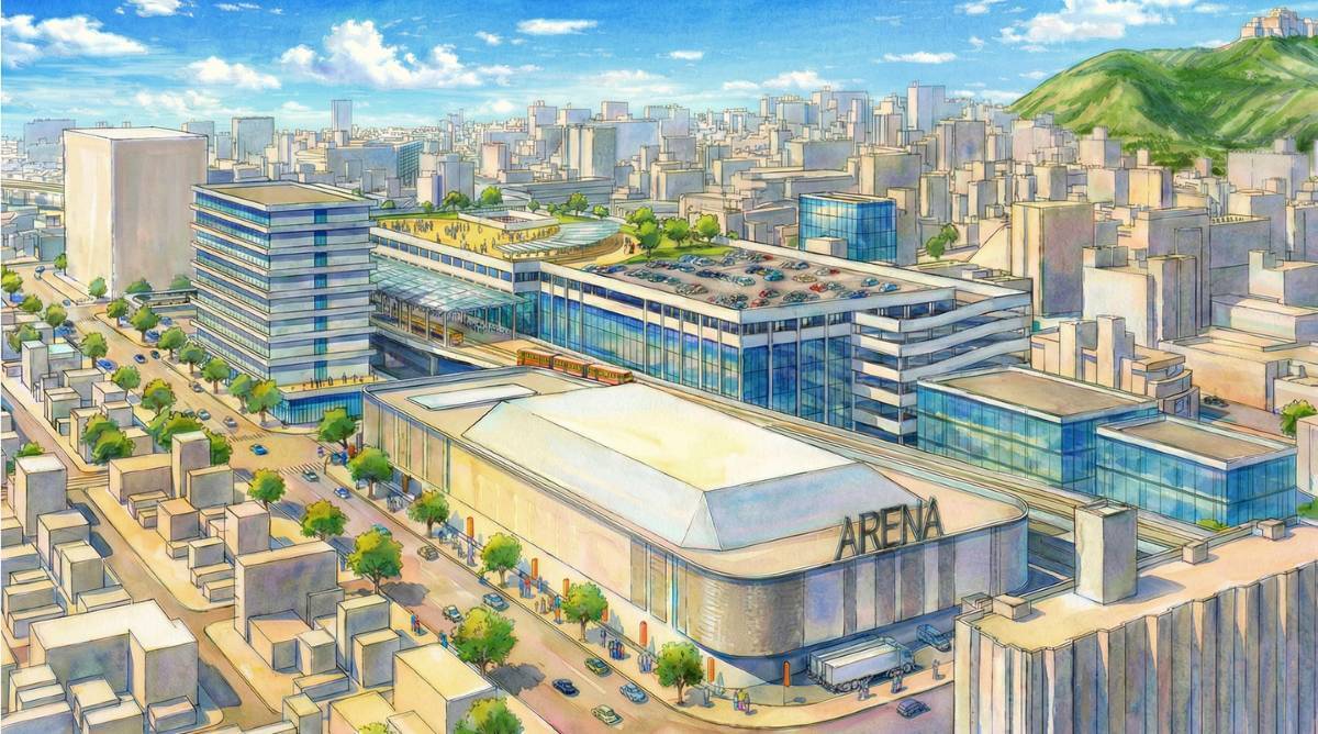 JR松山駅周辺が大進化！路面電車の駅舎引き込み･上空にホテルや商業施設･バスタ整備･アリーナ誕生の “まちづくりプラン”と新幹線への期待