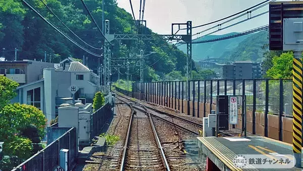 「前面展望「狭間駅」から「高尾駅」【駅ぶら】06京王電鉄244　高尾線34」の画像