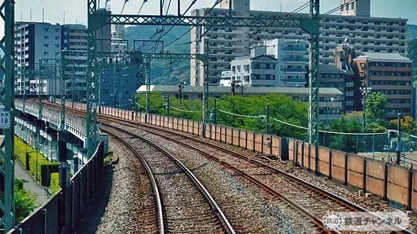 「前面展望「狭間駅」から「高尾駅」【駅ぶら】06京王電鉄244　高尾線34」の画像