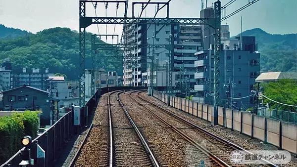 「前面展望「狭間駅」から「高尾駅」【駅ぶら】06京王電鉄244　高尾線34」の画像