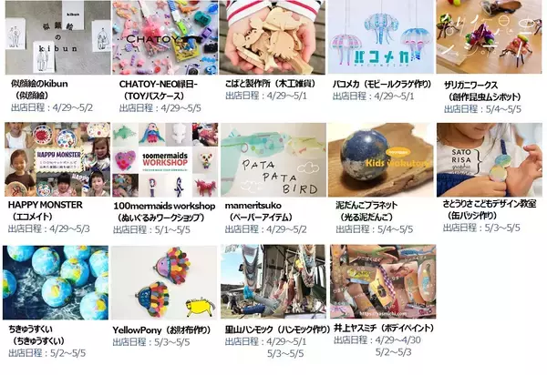 「二子玉川ライズの大人気GWフェス「太陽と星空のサーカス」4/29～5/5に3年振り開催！ 音楽 遊び 絶品グルメといろいろ大集結！ しかも駅直結」の画像