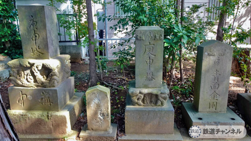 つくばエクスプレス【駅ぶら】058　流山セントラルパーク駅　その12　平和台大原神社　庚申塔