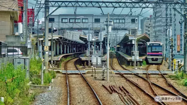 「前面展望　公津の杜駅から京成成田駅【駅ぶら05】京成電鉄　本線184」の画像