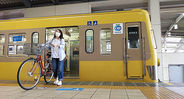 自転車もEF65形電気機関車も入れる西武多摩川線 武蔵境駅