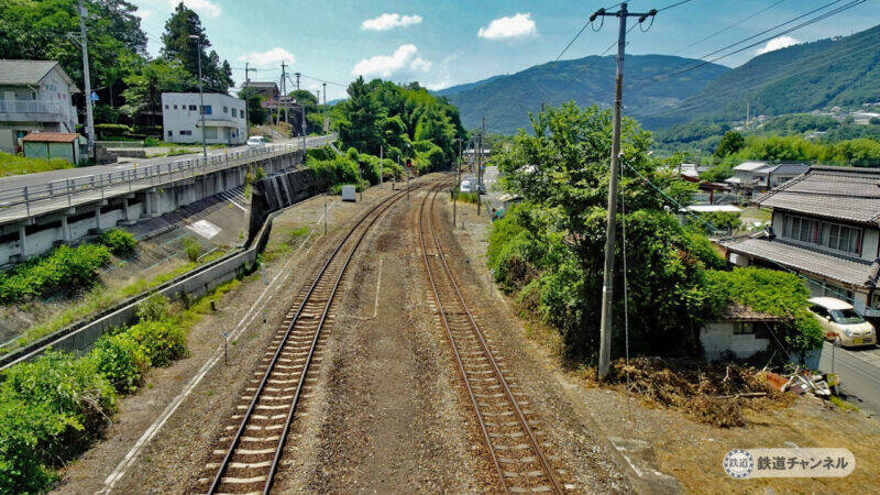 シーサス･クロッシングがあります　JR四国土讃線　佃駅（2）【木造駅舎コレクション】93