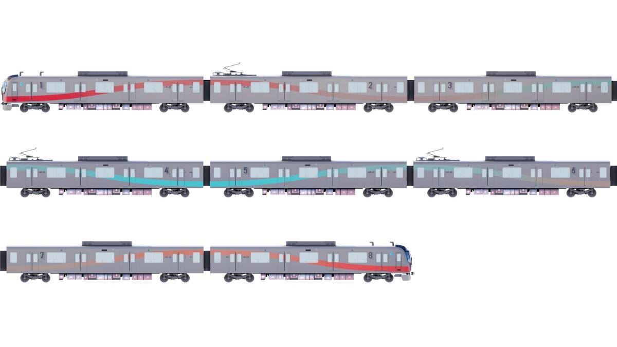 【西武新宿線】新型特急「トキイロ」2027年春デビュー！10000系後継は全8両が異なる色彩、全席コンセント完備＆消費電力70%削減