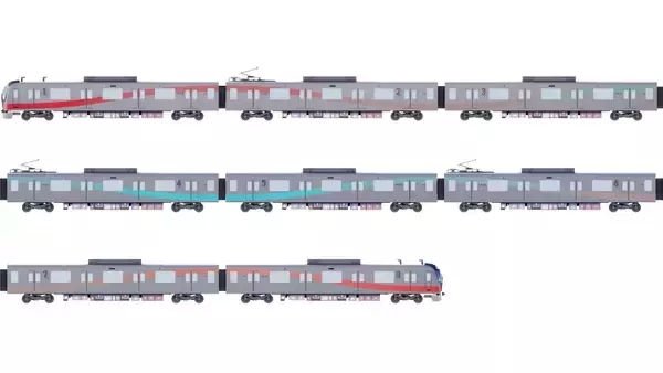 「【西武新宿線】新型特急「トキイロ」2027年春デビュー！10000系後継は全8両が異なる色彩、全席コンセント完備＆消費電力70%削減」の画像