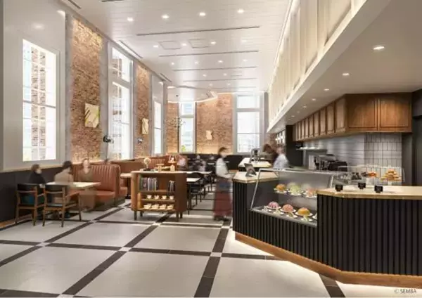 「東京駅･重要文化財の赤レンガ壁を利用したカフェ2026年4月オープン！ 丸の内駅舎100年前の待合室で食堂車ハヤシライスや限定パフェを」の画像