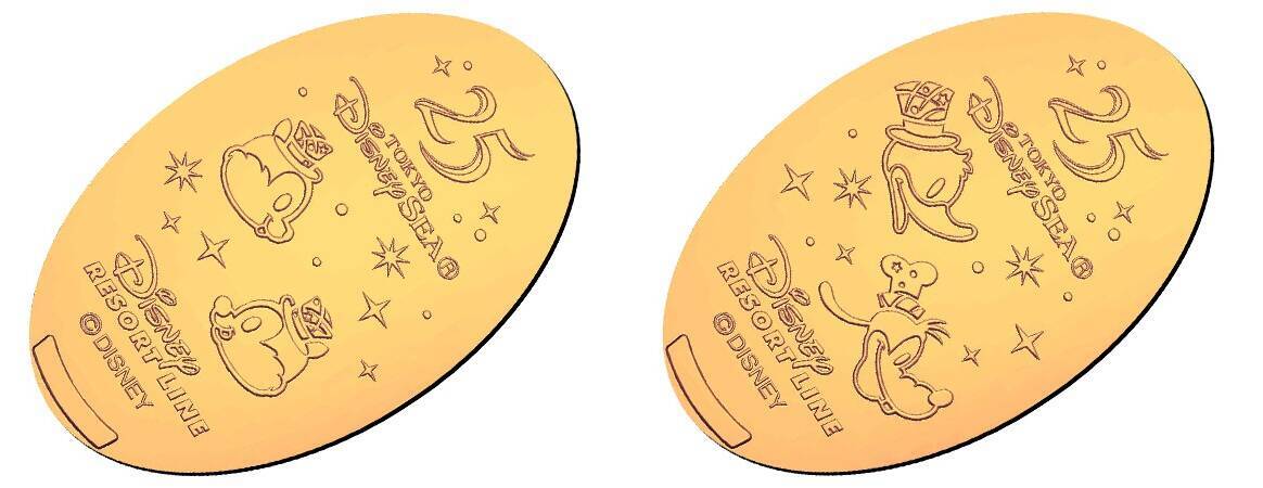 東京ディズニーシー25周年”スパークリング・ジュビリー”のラッピング車両が4/15運行開始！リゾートライン限定BGMや特別なつり革･きっぷも