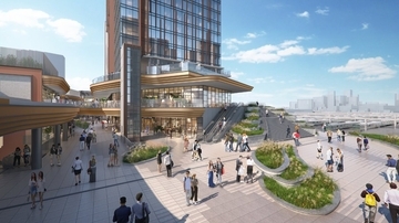 山手線車両基地を望む “鉄道ビュー” ホテルメトロポリタン大井町トラックス が2026年3月に開業!地上100mのルーフトップバーも