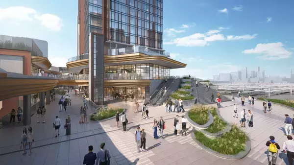 山手線車両基地を望む “鉄道ビュー” ホテルメトロポリタン大井町トラックス が2026年3月に開業！地上100mのルーフトップバーも