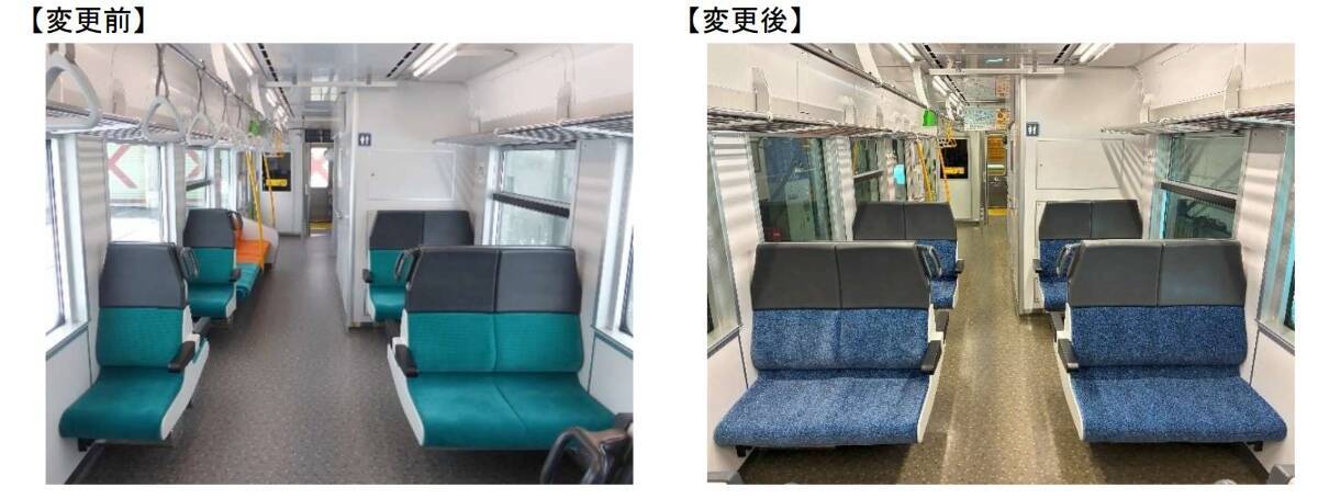 特別快速「大雪」H100形の座席が増加＆快適化！オホーツクブルーで彩る新仕様