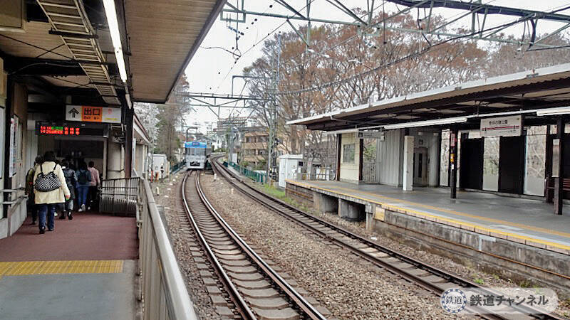 井の頭公園ホームです【駅ぶら】06京王電鉄470　井の頭線101