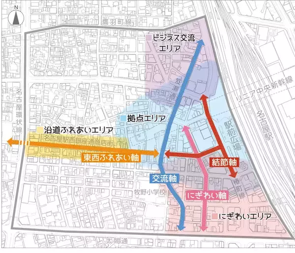 「名古屋駅西側の再開発は リニア駅直上の緑あふれる広場、太閤秀吉功路、国際色、サブカル、SRTなどの独自性のあるまちづくりを！」の画像