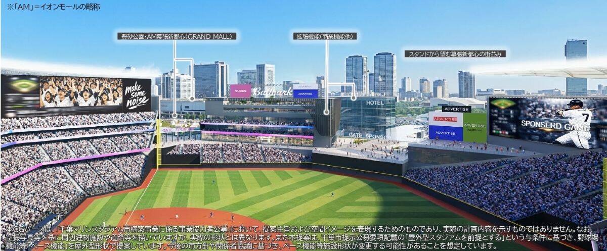 2034年開業へ!? 新千葉マリンスタジアムは「ドーム化」を視野に！ 幕張豊砂駅直結で激変するアクセスとボールパーク構想