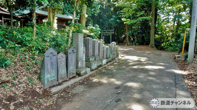 つくばエクスプレス【駅ぶら】055　流山セントラルパーク駅　その9　思井熊野神社　庚申塔