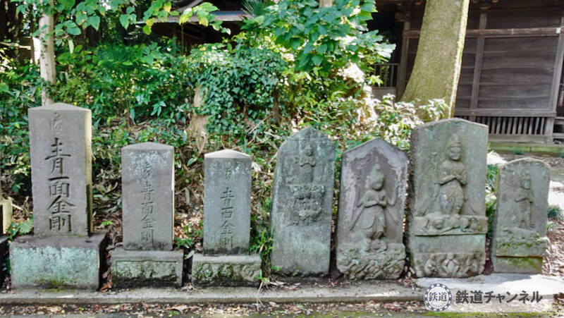 つくばエクスプレス【駅ぶら】055　流山セントラルパーク駅　その9　思井熊野神社　庚申塔