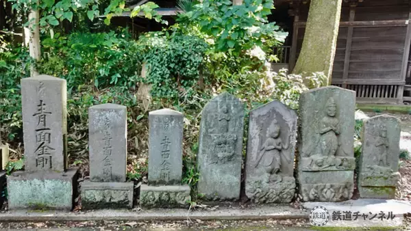 「つくばエクスプレス【駅ぶら】055　流山セントラルパーク駅　その9　思井熊野神社　庚申塔」の画像