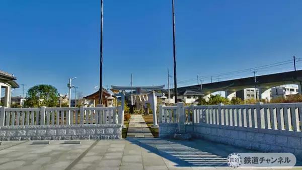 つくばエクスプレス【駅ぶら】067　流山おおたかの森駅　その9　市野谷天神社