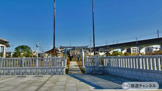 つくばエクスプレス【駅ぶら】067　流山おおたかの森駅　その9　市野谷天神社