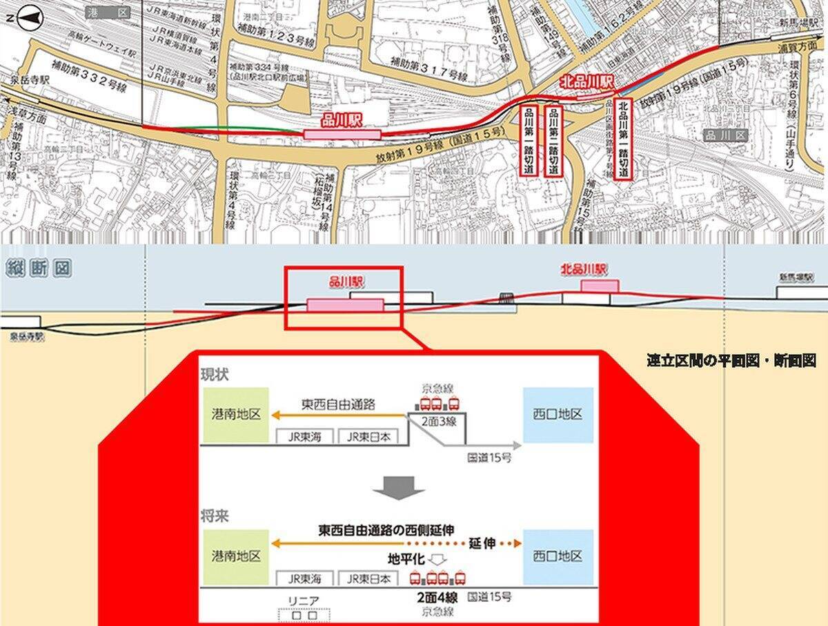 京急 2026年度の設備投資･過去最高449億円！品川駅の地平化･2面4線化、羽田空港引上線新設、異例の2両編成1000形代替新造、防犯カメラなど