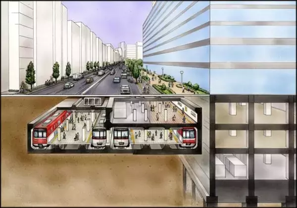 「京急 2026年度の設備投資･過去最高449億円！品川駅の地平化･2面4線化、羽田空港引上線新設、異例の2両編成1000形代替新造、防犯カメラなど」の画像