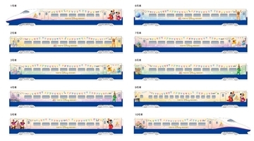 東北新幹線のE2系がディズニー仕様に変身！特別車両「Magical Dream Shinkansen」12月22日運行開始