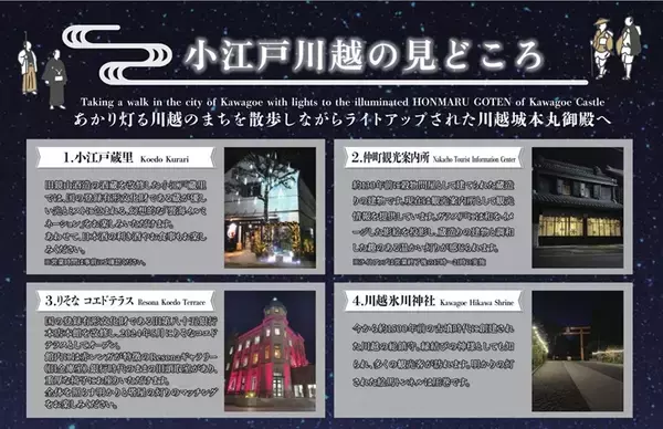 「和傘と竹燈が歴史を照らす「あかり灯る大人な夜散歩2026」川越城本丸御殿で幻想的な5日間　2/11～2/15開催（埼玉県川越市）」の画像