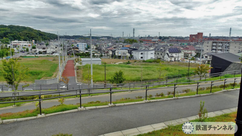 つくばエクスプレス【駅ぶら】046　南流山駅　その7　鰭ヶ崎三本松古墳の碑