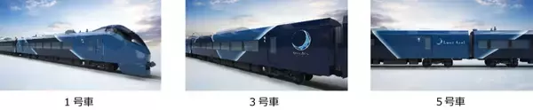 「令和のブルートレイン 新型 夜行特急「ルナ・アズール」 季節で違う運行ルートや豪華個室･料金など解説【JR東日本】2027年度デビュー」の画像