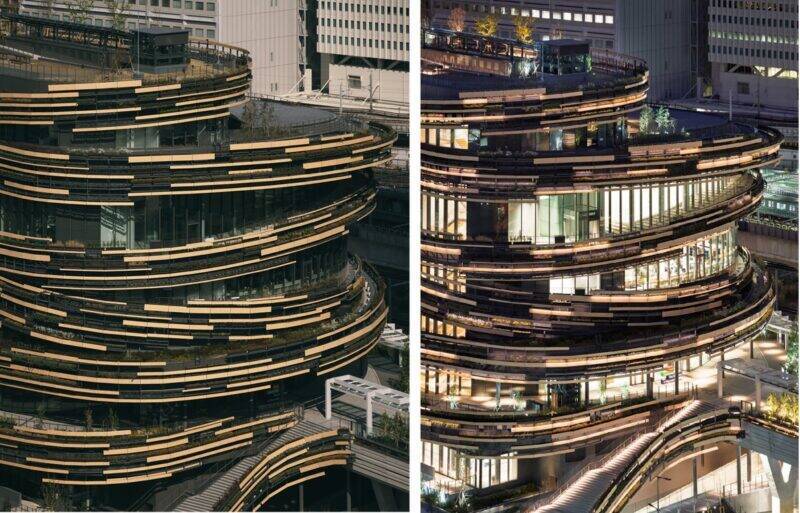 高輪ゲートウェイシティ文化拠点「MoN Takanawa」レポ【3/28開業】 隈研吾建築の外装デザインや鉄道ビューの絶景、限定グルメまで紹介