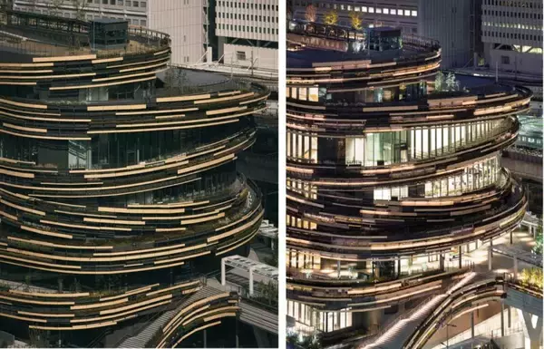 「高輪ゲートウェイシティ文化拠点「MoN Takanawa」レポ【3/28開業】 隈研吾建築の外装デザインや鉄道ビューの絶景、限定グルメまで紹介」の画像