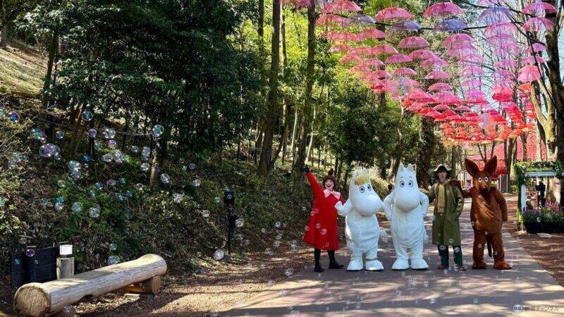 6月限定！ 千葉・栃木県民と横浜市民はムーミンバレーパークがおトク！ 高校生以下無料や割引も「アンブレラ×あじさい」開催（埼玉県飯能市）