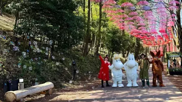 「6月限定！ 千葉・栃木県民と横浜市民はムーミンバレーパークがおトク！ 高校生以下無料や割引も「アンブレラ×あじさい」開催（埼玉県飯能市）」の画像