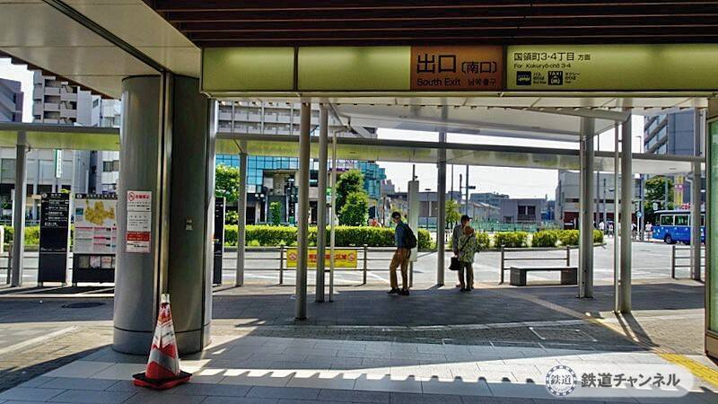 とてもモダンな駅前です【駅ぶら】06京王電鉄　京王線095