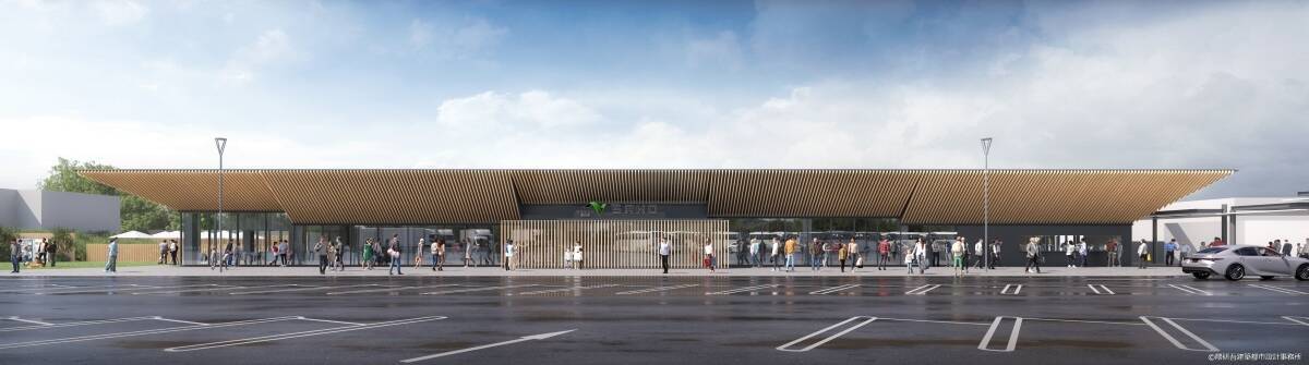 東北道・佐野SA（上り線）が3/17リニューアル！ 隈研吾監修の「佐野パーク」で高速初出店のご当地ラーメンと建築美を堪能