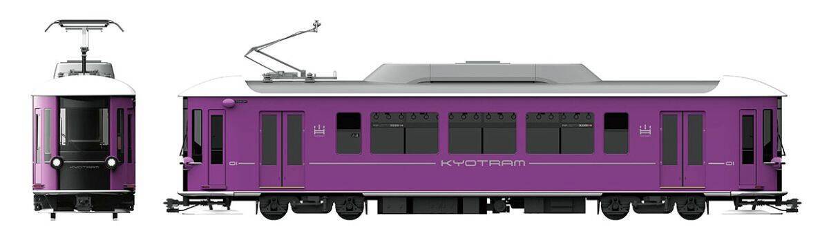 史上初の快挙！京都の路面電車･嵐電の新型車両「KYOTRAM」がブルーリボン賞を受賞！ 伝統の京紫色とレトロモダンを融合したデザインの秘密