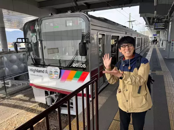 最高のトレインビュースポット発見からビックリな出会いまで巻き起こる「新・鉄道ひとり旅」276回目の舞台は「アルピコ交通上高地線」