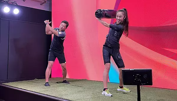 SIXPAD HOME GYM「スイング＆コア for Golf Part 2」がヤバい楽しいめっちゃハマる！ 速筋 ゴルフスイング 体幹が自宅で同時に鍛えられるシックスパッド最新コンテンツ