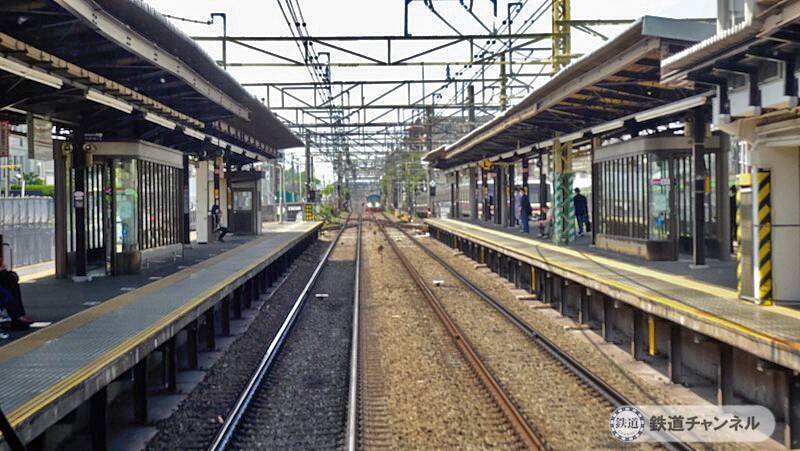 前面展望　下高井戸駅から桜上水駅【駅ぶら】06京王電鉄　京王線036