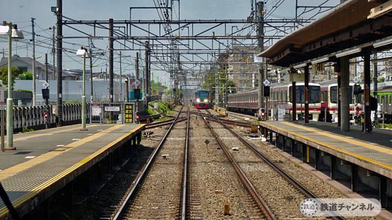 前面展望　下高井戸駅から桜上水駅【駅ぶら】06京王電鉄　京王線036