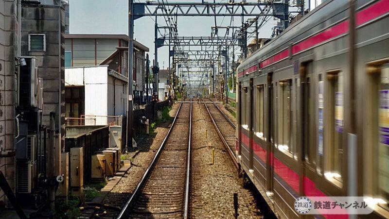 前面展望　下高井戸駅から桜上水駅【駅ぶら】06京王電鉄　京王線036