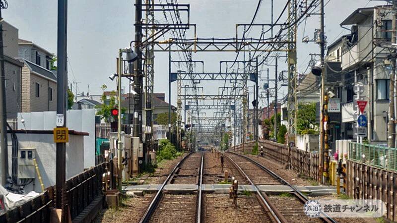 前面展望　下高井戸駅から桜上水駅【駅ぶら】06京王電鉄　京王線036