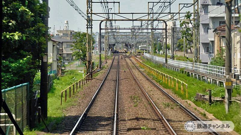 前面展望　下高井戸駅から桜上水駅【駅ぶら】06京王電鉄　京王線036