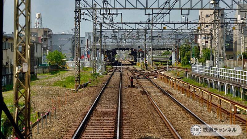 前面展望　下高井戸駅から桜上水駅【駅ぶら】06京王電鉄　京王線036