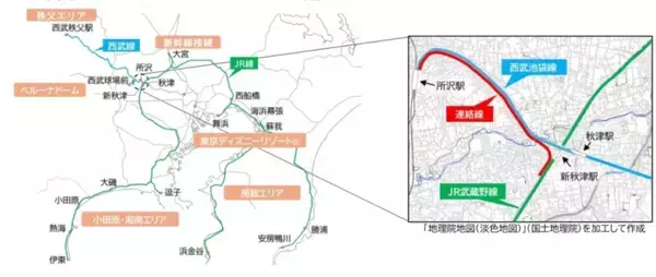 「西武とJRが乗り入れ！秩父･所沢～舞浜･房総･湘南･熱海へ乗り換えなし、ガンダムの大河原邦男氏が手がける“新･観光特急”が2028年度JRへ」の画像