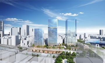 横浜･関内駅前が激変！「セルテ」跡地の北口地区＆港町地区再開発が本格始動、超高層ツインタワーと空中回廊の全貌